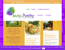 Tablet Screenshot of jeuneetpunchy.com